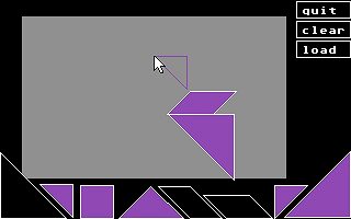Tangram atari screenshot